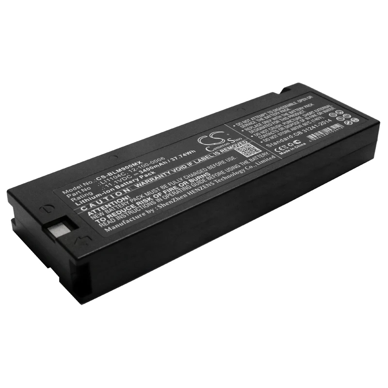 Батерия CS 3400 mah/37,74 Wh за Biolight M66, M8000, M9000, M9000A, Moniteur M9000A, Moniteur M9500 12-100-0006, LI1104C