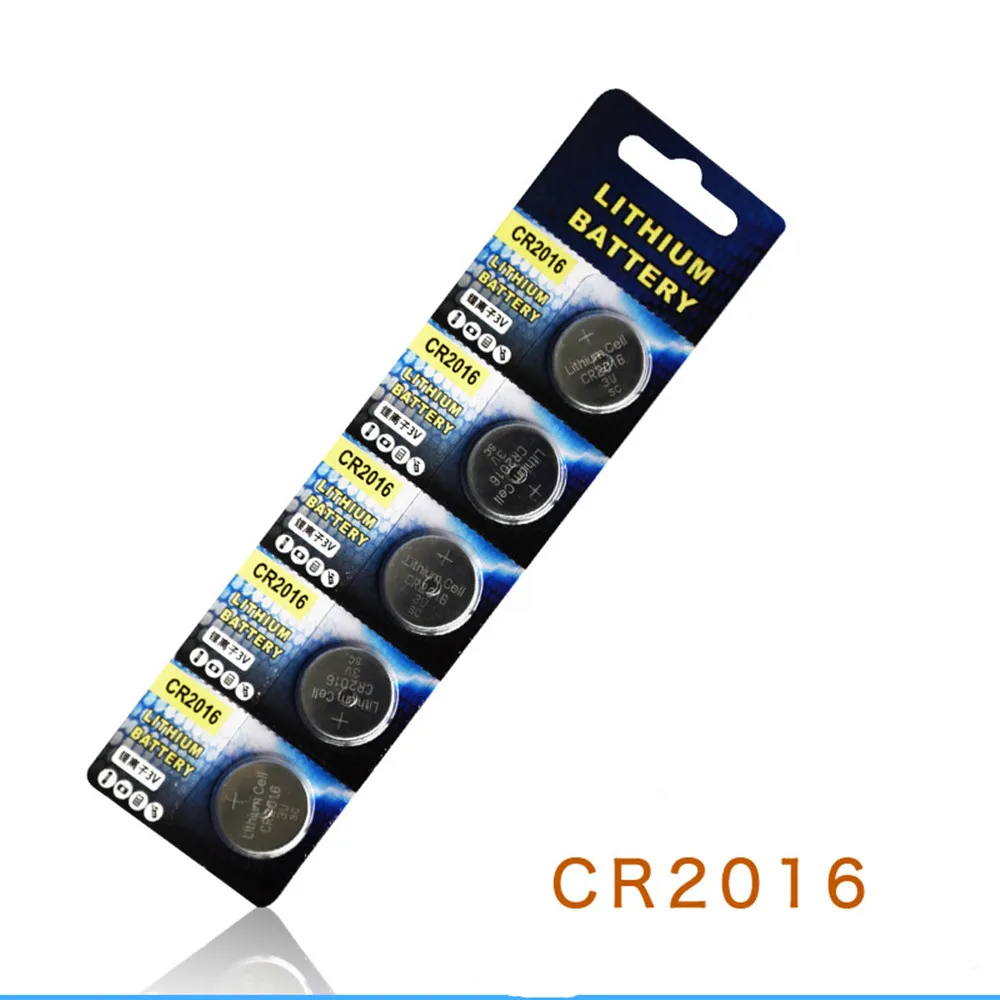 Безплатна доставка 100шт 3 бутон Литиева Монета Клетка DL2016 KCR2016 CR2016 LM2016 BR2016 EE6225 часовници батерия батерия Играчки