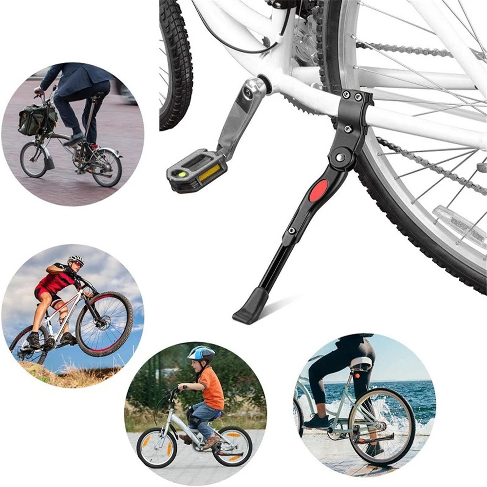 Велосипедна Стойка За Краката, Регулираща се на МТВ Сняг Сгъваема Пътна Велосипедна Парковочная-Часова Поддръжка на Странична Поставка За Крака стойка За Краката Велосипедни Детайли