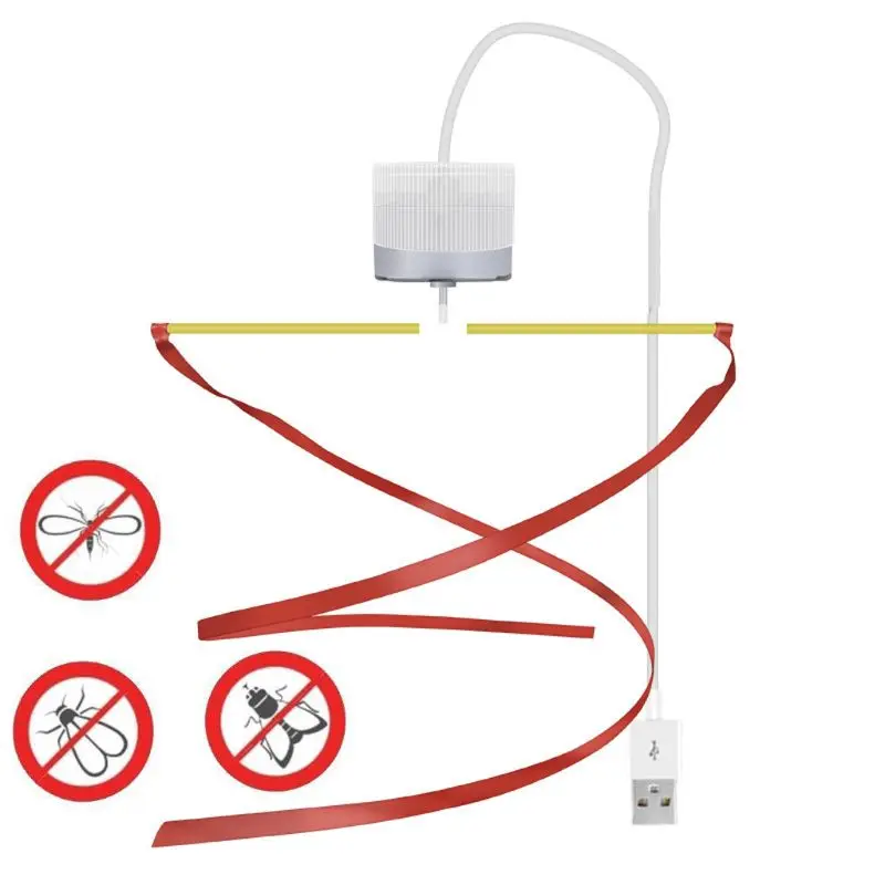 Вентилатор за сплашване мухи Дръжте Мухи и насекоми-далеч От вашата храна Окачен USB вентилатор за кухня, магазин за деликатеси, Директна доставка