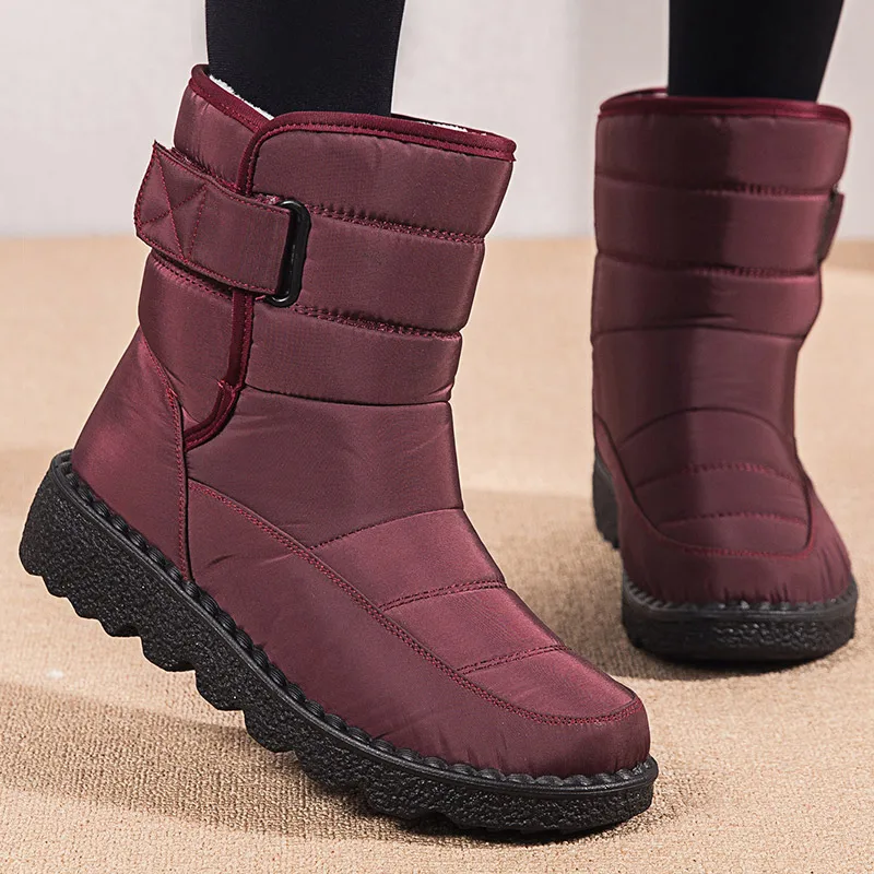 Дамски обувки; Новост 2021 г.; зимни обувки на платформа; зимни Botas De Mujer; водоустойчив ботильоны на ниски обувки; дамски обувки