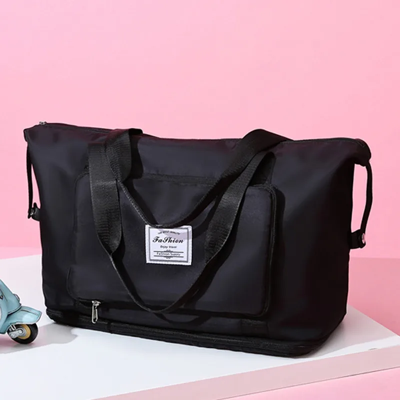 Дамски сгъваема чанта за пътуване на къси разстояния, ръчна, голям капацитет, ожидающая производство, лошата чанта за багаж, фитнес чанта за мама