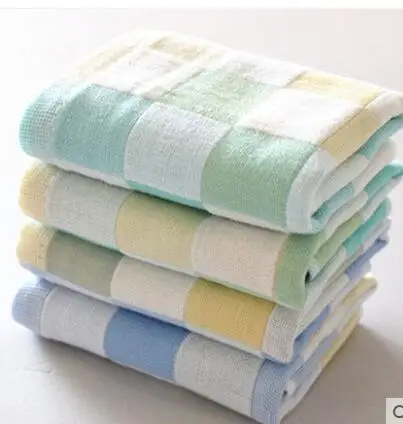 Двойна марлевое детско кърпа памучни лятото фино бельо, кърпа за лице за възрастни, домашно 4, изтеглени вода 25*50