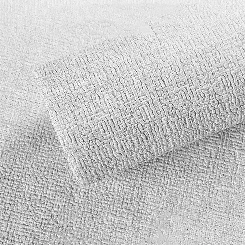 Дебели Ленени Текстурирани Самозалепващи се Тапети Водоустойчива изолация XPE със защита от сблъсък, стикер на стената от алуминиево фолио