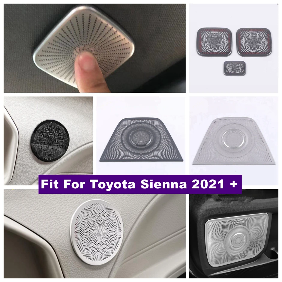 Детайли на Интериора на автомобила За Toyota Sienna 2021 2022 Покрив/Врата/арматурното табло, Стерео Високоговорителя Аудио Звукова Панел на Кутията Покритие
