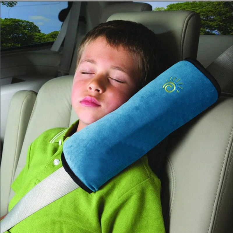 Детска Мека Възглавница Автомобил Автомобил За Сигурност Колан Колан, Лента За Носене През Тампон Калъф Защита На Децата Седалките, Въздушна Възглавница За Подкрепа Pillow1PC