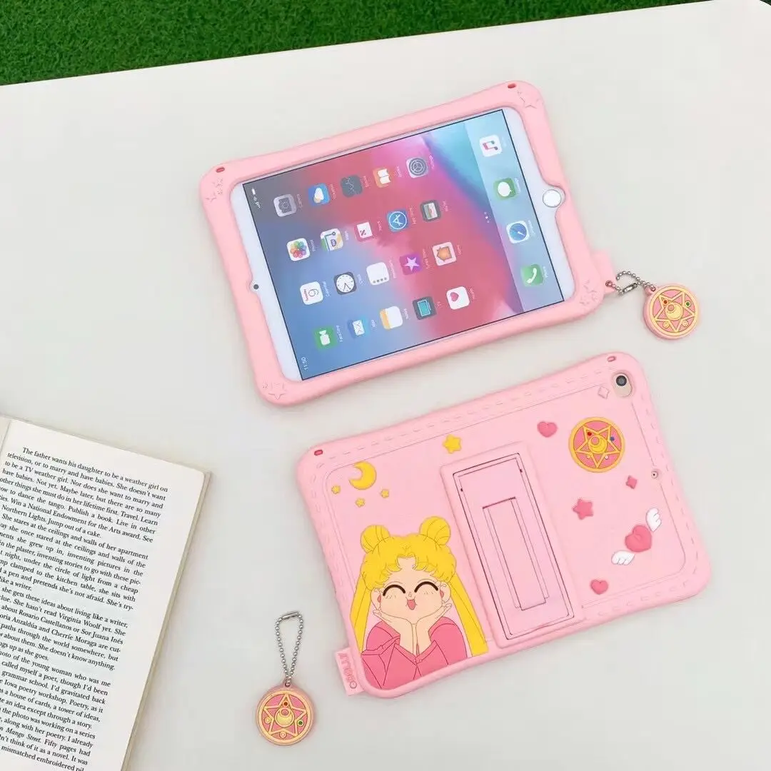 Детски Калъф за Xiaomi Mi Pad 5/Mi Pad 5 Pro 11 Инча 2021 Мек Силиконов Таблет Противоударная Поставка Протектор Cove Funda + Дръжка