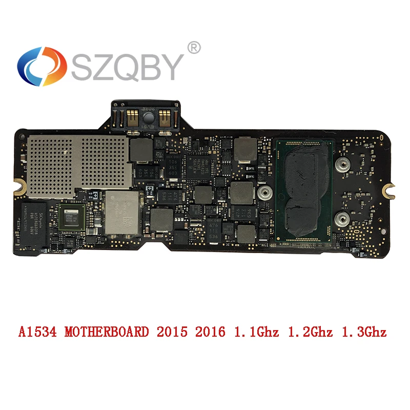 Дънната платка на лаптопа A1534 Логическа такса За MacBook 12 'MF855 8G 1,1 Ghz процесор На 1,2 Ghz процесор 1.3 Ghz В началото на 2015 2016