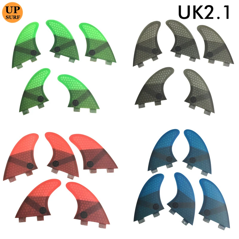 Дъска за сърф UPSURF FCS UK2.1 Клетка Добро Качество 4 Цвята Перка 5 бр./компл. Дъска За сърф Prancha de Сърф Аксесоари За плуване