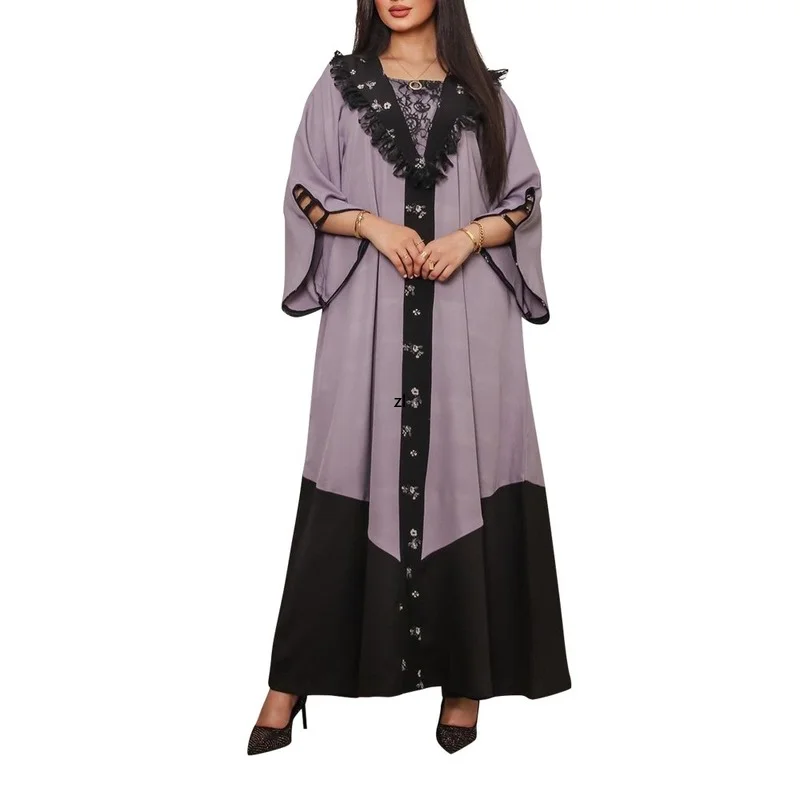 Ежедневното арабски мюсюлмански рокля мода абайи за жени в Дубай 2022 женски кафтан ислямска облекло