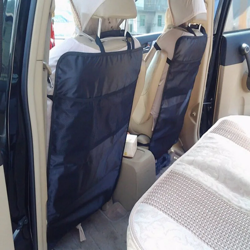 Еко Сгъсти Подложка За Защита на задната седалка на Колата от PVC С Организатора За iPad 2/3/4 / Air / Mini