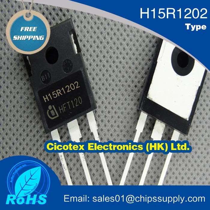 Електронни компоненти на Igbt H15R1202 15a 1200v електромагнитна печка igbt тръба