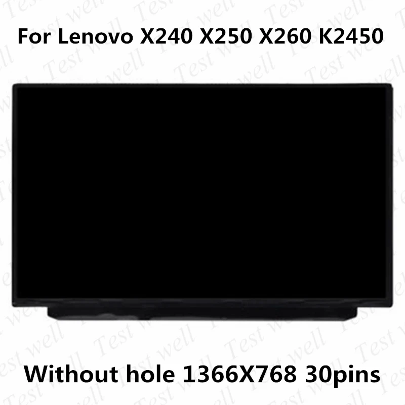 За Lenovo ThinkPad X270 X280 20KF 20KE LP125WH2 (TP) (H1) HB125WX1-200 M125NWN1 R1, R0 B125XTN01.0 HD 30 контакти Тънък LCD дисплей с WLED екран