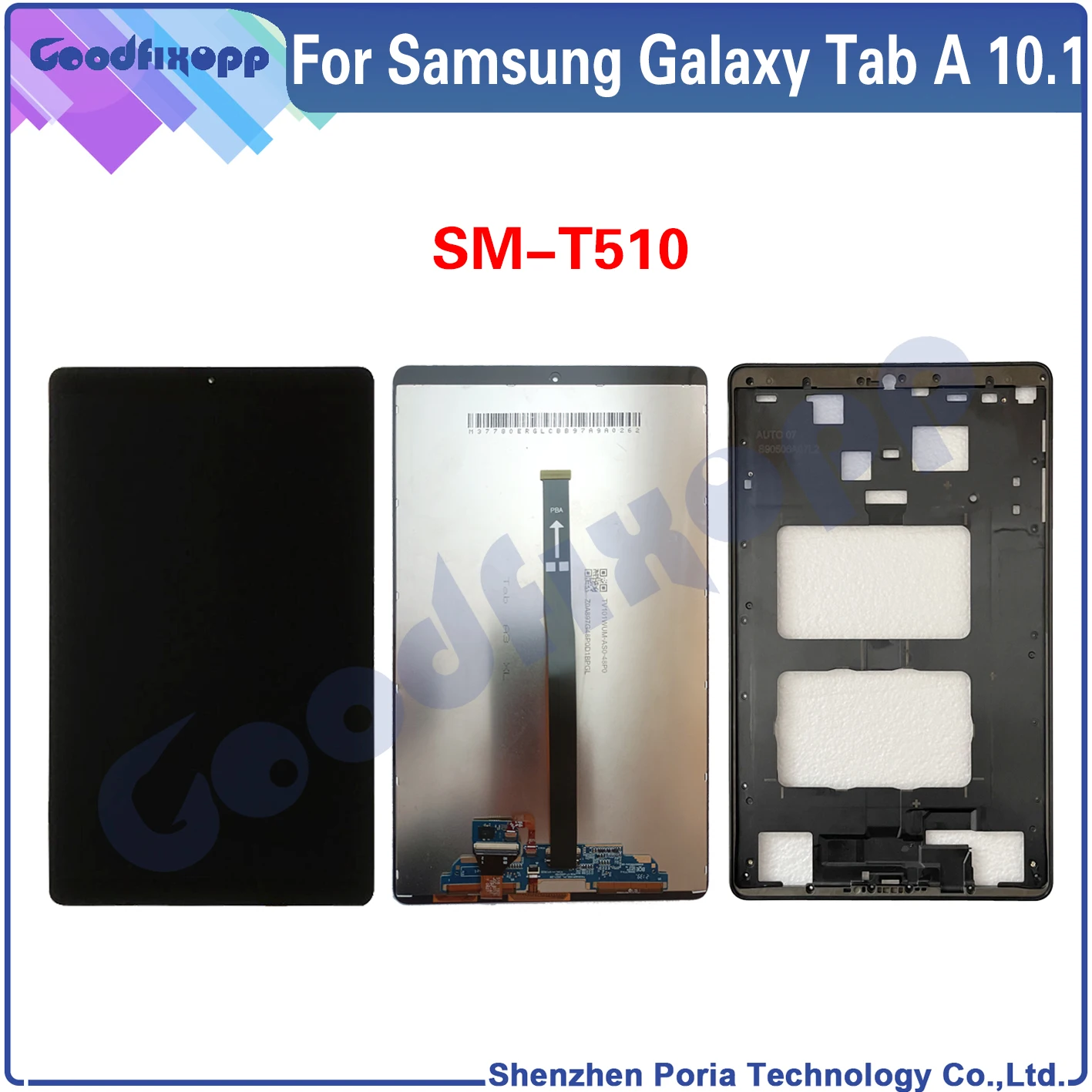 За Samsung Galaxy Tab A 10,1 (2019) SM-T510 T510 LCD дисплей с сензорен екран Дигитайзер В Събирането на Замяна