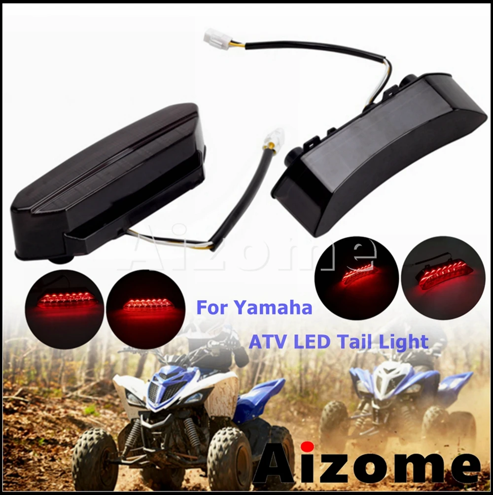 За Yamaha ATV Задна Светлина Led Стоп Задна Светлина за Raptor 700 700R 06-18 YFZ450R YFZ450X 09-18 12 В 3 Тел Plug & Play
