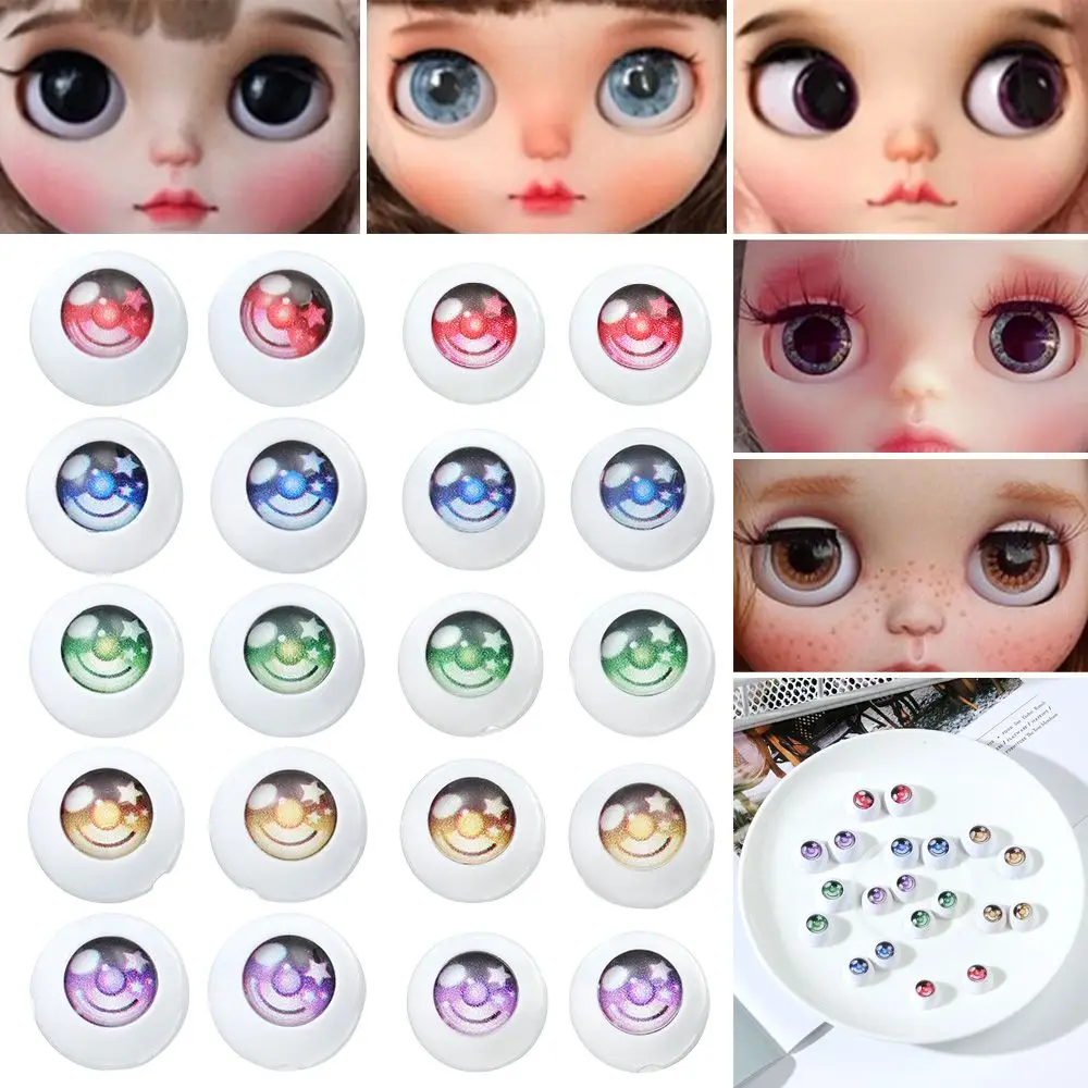 За Кукли BJD Детски Играчки 12 мм/14 мм Детски подарък Полусферический Очи САМ Очната Ябълка Куклени Очи