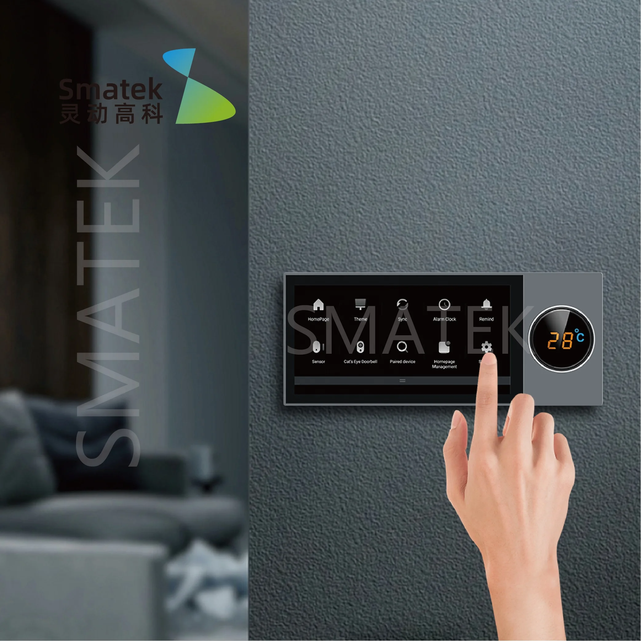 Извикване / Скриване На Лентата Домашна Автоматизация На Hristo С Въртяща Дръжка Smart Switch Support Лампа, Завеса, Променлив Ток