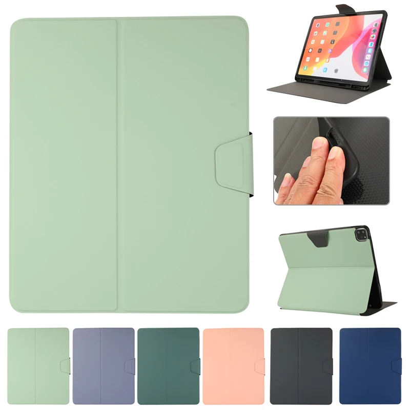 Калъф За iPad Pro 11 Калъф 2020 2021 От Изкуствена кожа с Панти капак-Стойка За Funda iPad Pro 11 2020 2021 Smart-калъф С Държач За Моливи