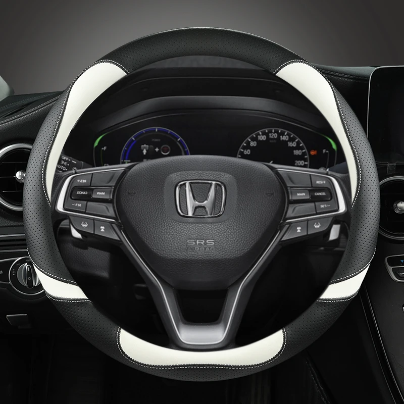 Калъф За Волана на Колата От Микрофибър За Honda Civic CRV XRV ACCORD 2016 ~ 2019 2021 10th Качествени Автоаксесоари
