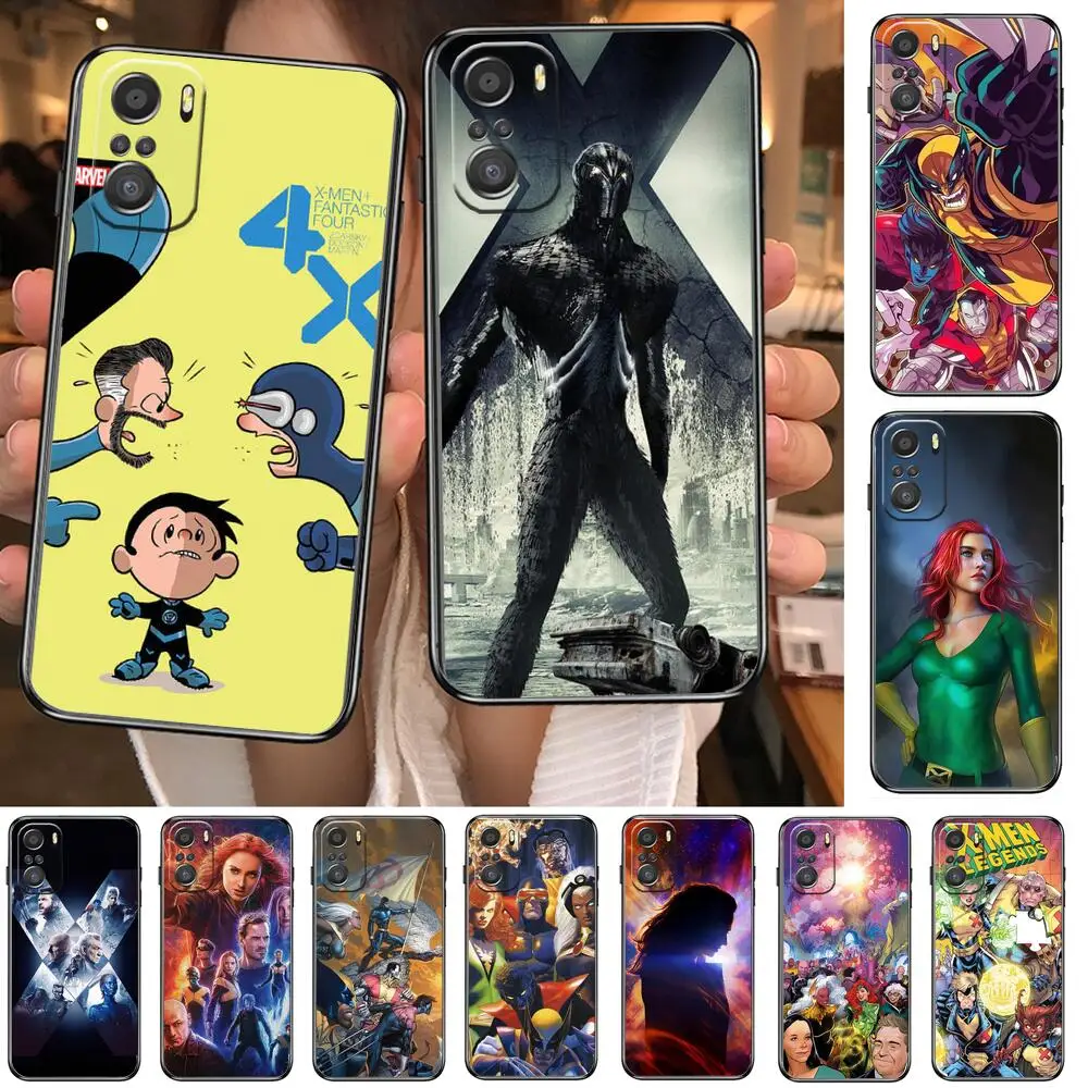 Калъф за телефон Marvel x-men За Xiaomi redmi 11 pro Lite Ultra 10 9 8 MIX 4 ПЪТИ 10T Черна Силиконова делото