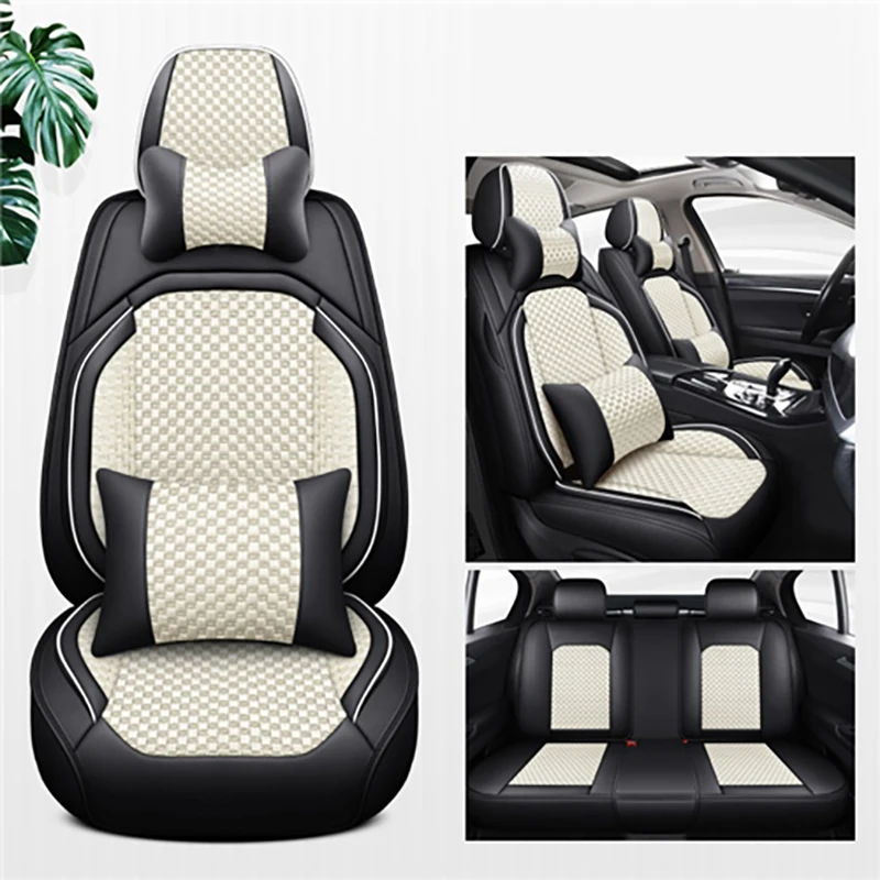 Калъфи За Автомобилни Седалки Mitsubishi L200 Triton 2017 2018 Ice Silk Универсален Пълен Комплект Интериорни Детайли Автомобилни Стоки И Аксесоари
