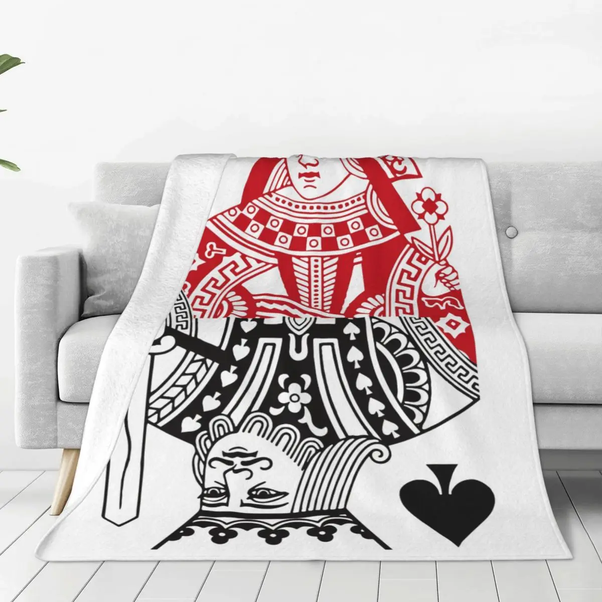 Кралицата на Сърцата и на Царя Легла Одеяло Фланелевое Одеяло Фланелевое Одеяло Одеяло с климатик
