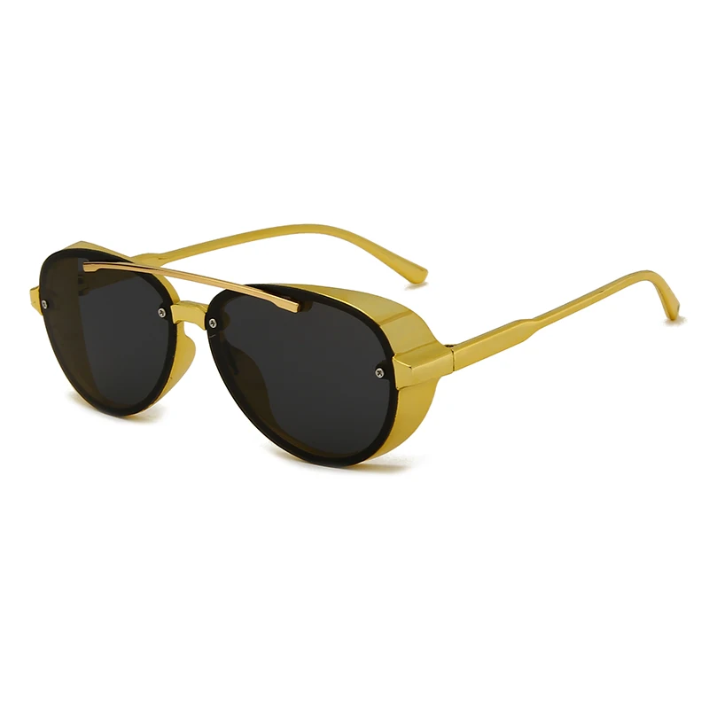 Кръгли Очила в стил Steampunk Цветни Унисекс Реколта Мъжки Женски Известните Модни Слънчеви Очила за Шофиране Ретро Слънчеви Очила за Жени, Мъже
