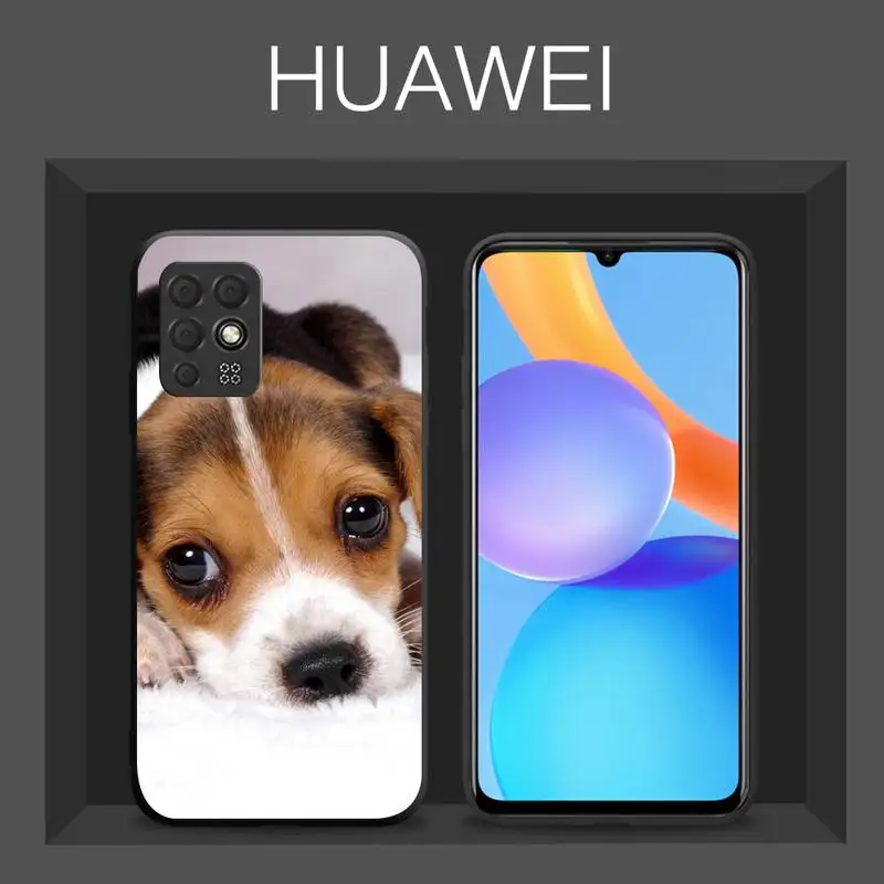 Кучето Бигъл е сладък калъф За телефон с животни За Huawei honor Mate 10 20 30 40 i 9 8 pro x-Lite P smart 2019 nova 5t