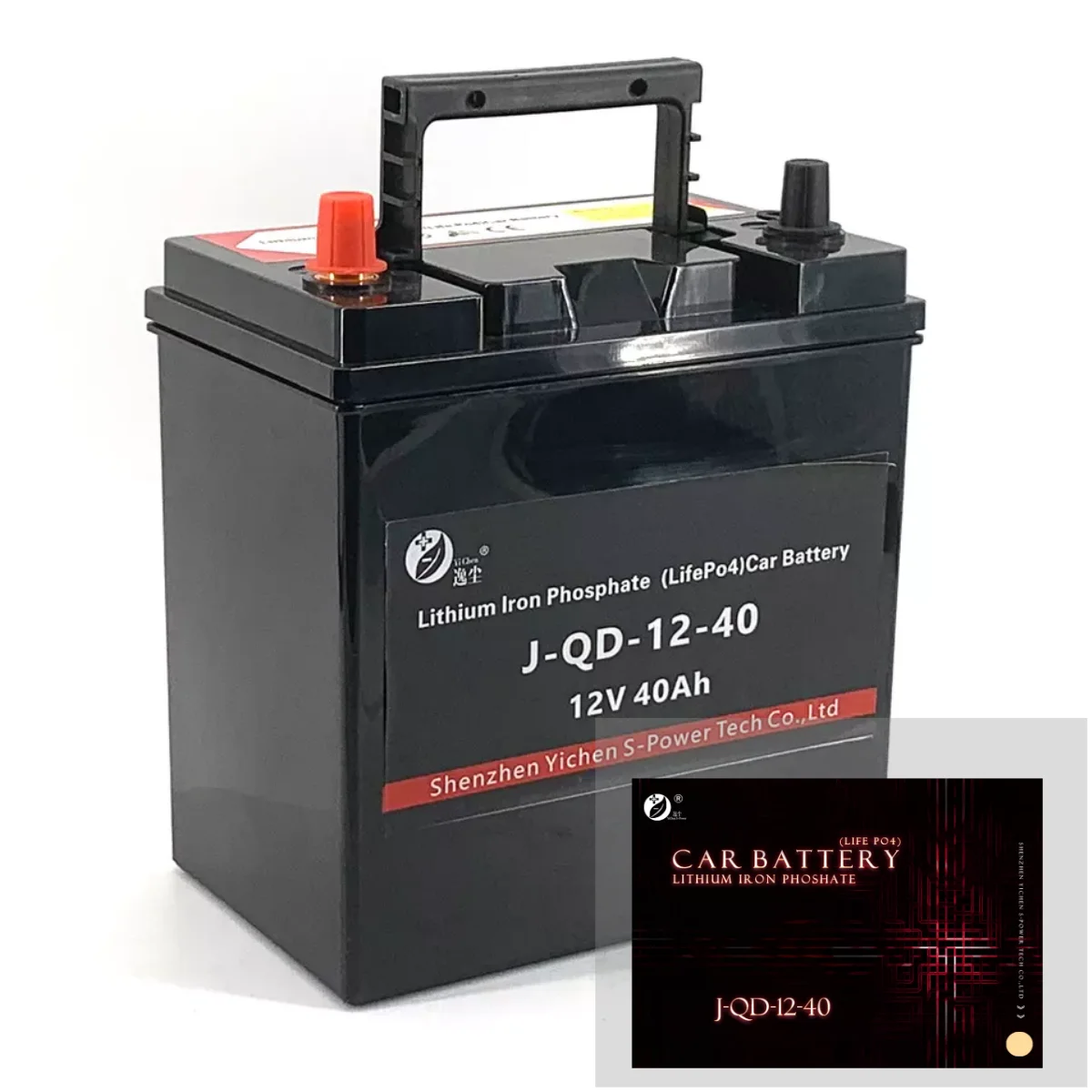 Литиево-желязо-Фосфатный Автоматичен Батерия 12v 50Ah CCA750 Автомобилни Кемпери LiFePO4 stop-start ESS Двойно предназначение LFP батерия