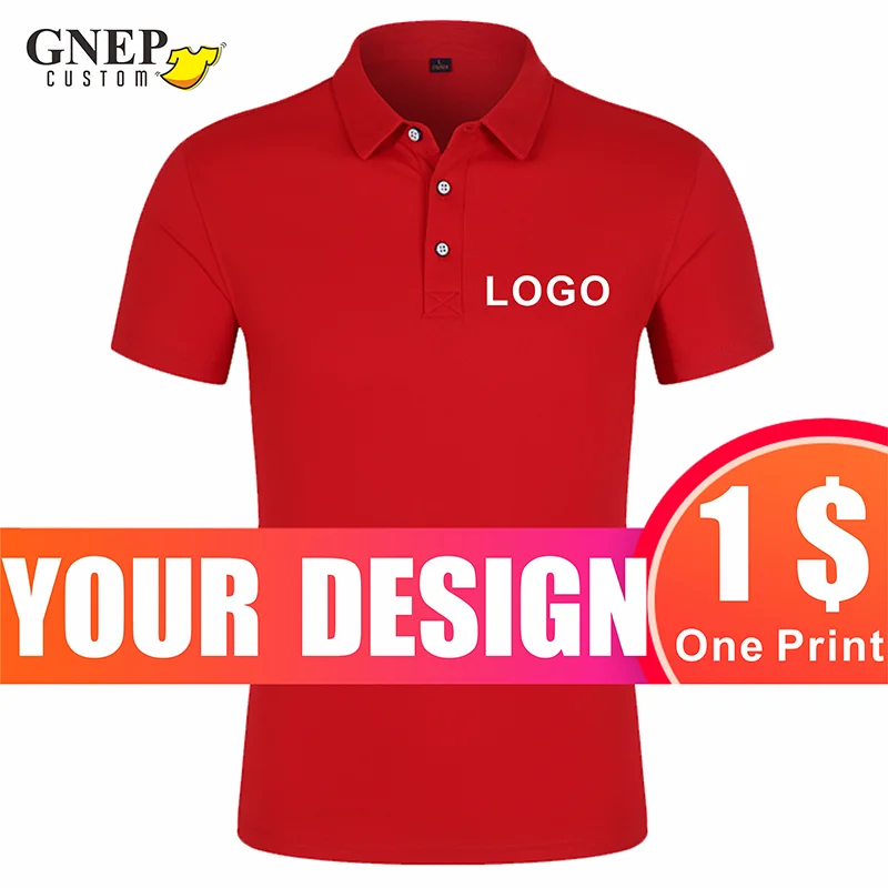 Лятна Ежедневни Риза с къси ръкави GENP, Качеството на Обикновен Топ с Ревера и Лого на марката За Печат, Удобни и Дишащи Бизнес Риза