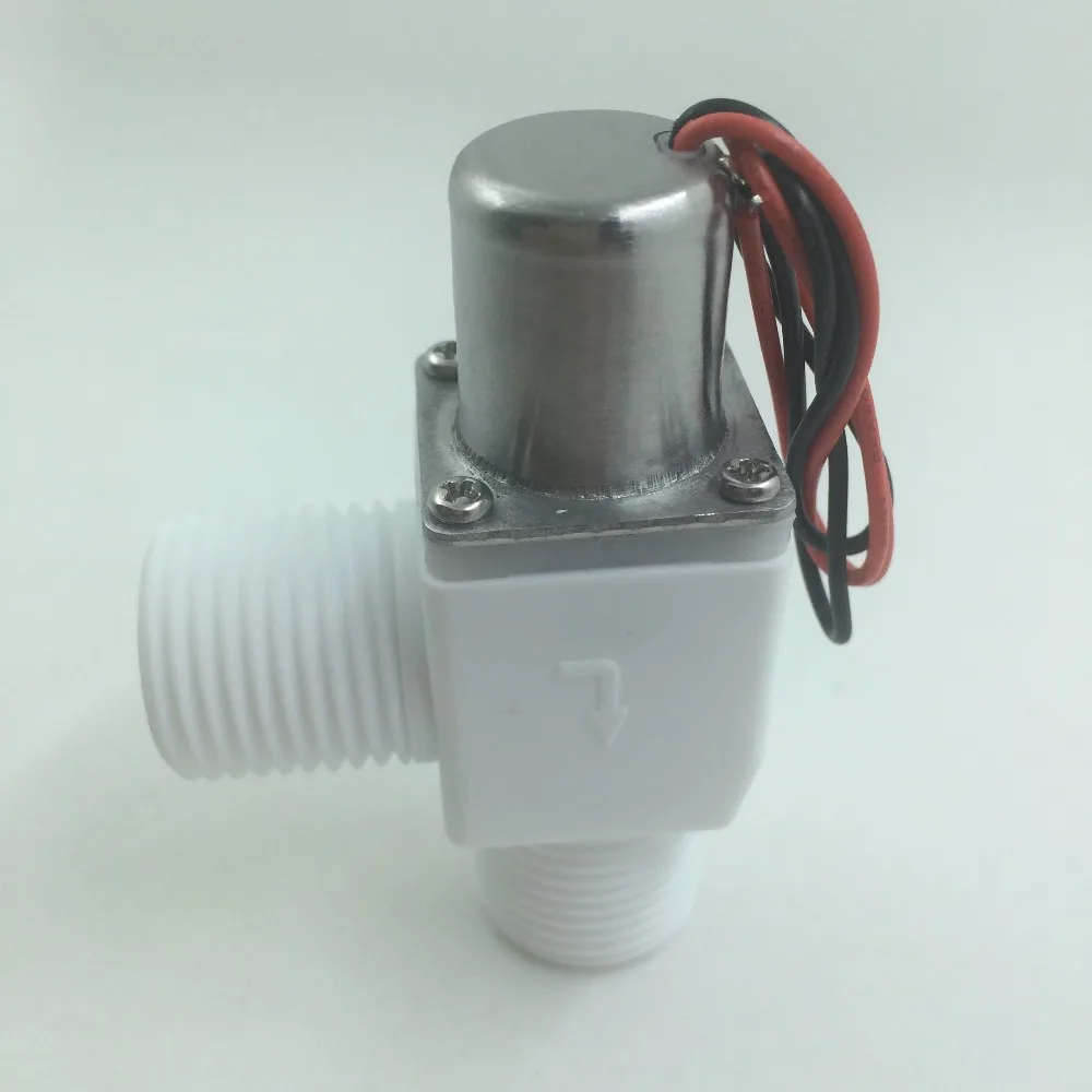 Месинг електромагнитен клапан гасител на изходните горивото вода Бистабильного изделия вик индукция инча Г1/2 миниатюрни, енергоспестяващ клапан 4,0