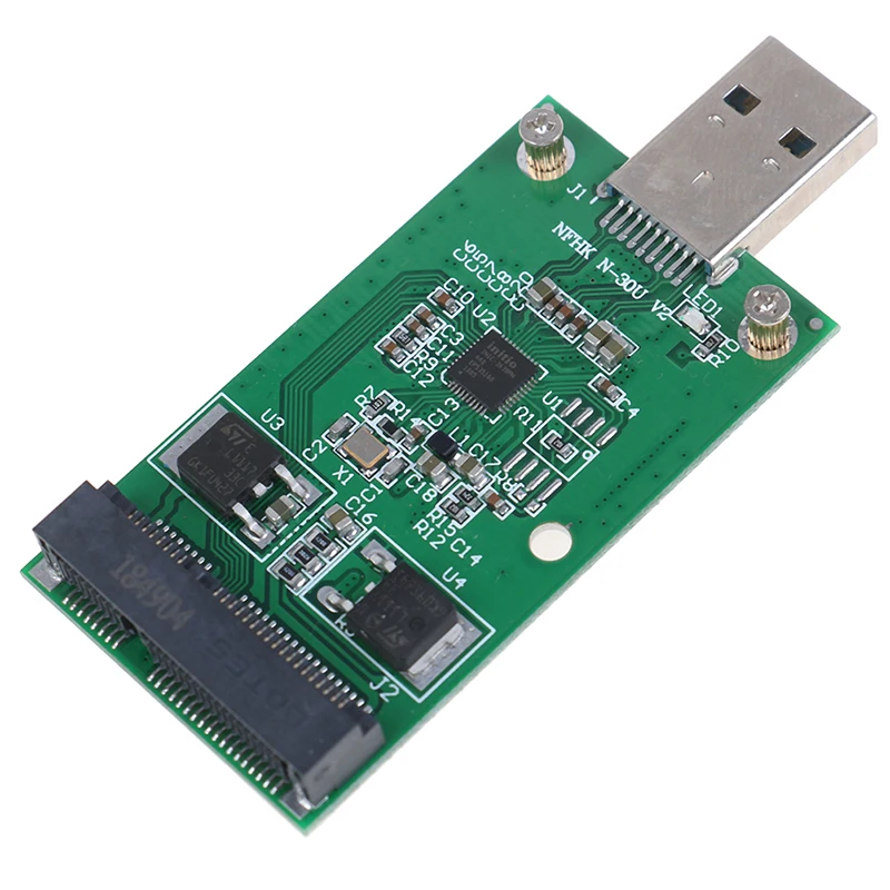 Мини USB 3.0 PCIE mSATA Външен SSD диск PCBA Conveter Адаптер Карта