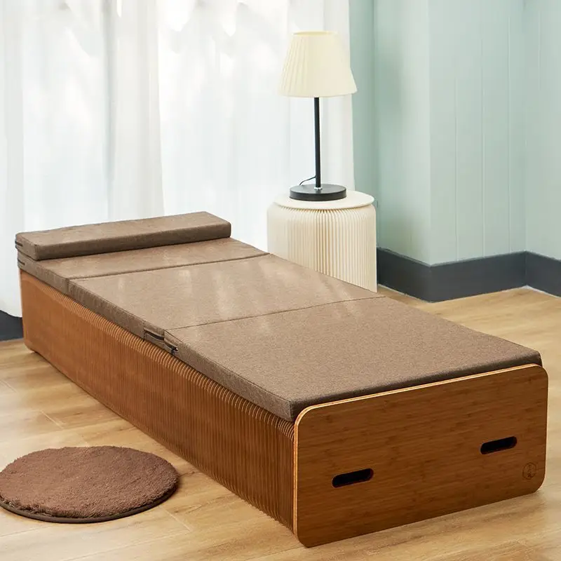 Многофункционален телескопичен сгъваем орган сгъваема книжен легло, диван, табуретка интегриран обедната почивка офис невидима подвижни стенни легло