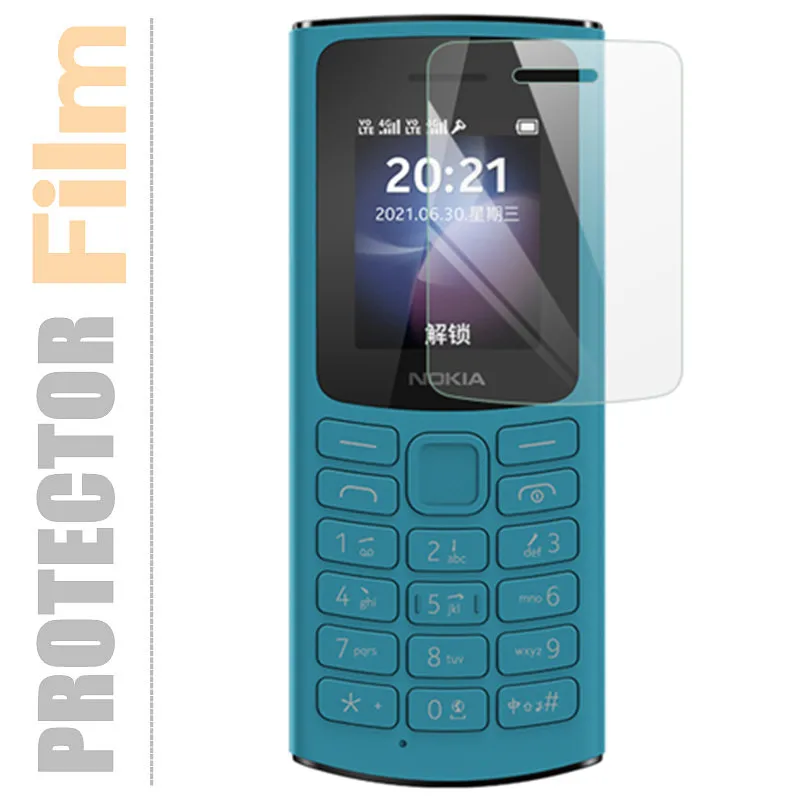 Мобилен Телефон С Нанопокрытием Мека Фолио За Nokia 105 4G TA-1389 HD Мобилен Телефон Със Защита От Надраскване на цял екран Защитно Фолио Безплатна Доставка