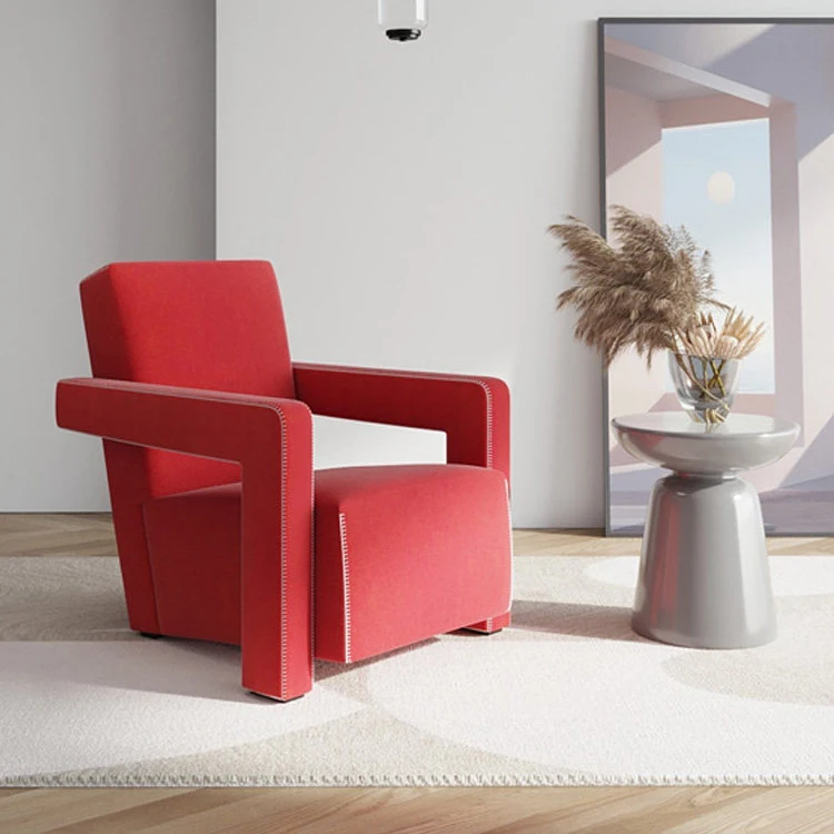 Модерен И Сладък Дизайн Удобен Стол Фланелевое Тканевое Стол Единична Дизайнът На Мебелите За Дневна Мека Мебел За Дома