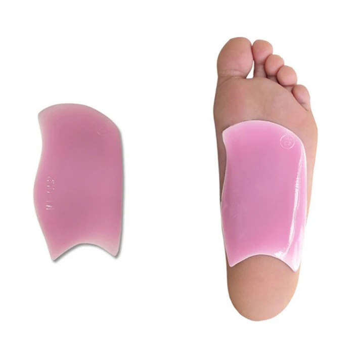 Модерен бутиков Плоскостъпие ортопедични обувки супинатор поддържащи ленти поставяне на стелка болка силиконови уплътнители