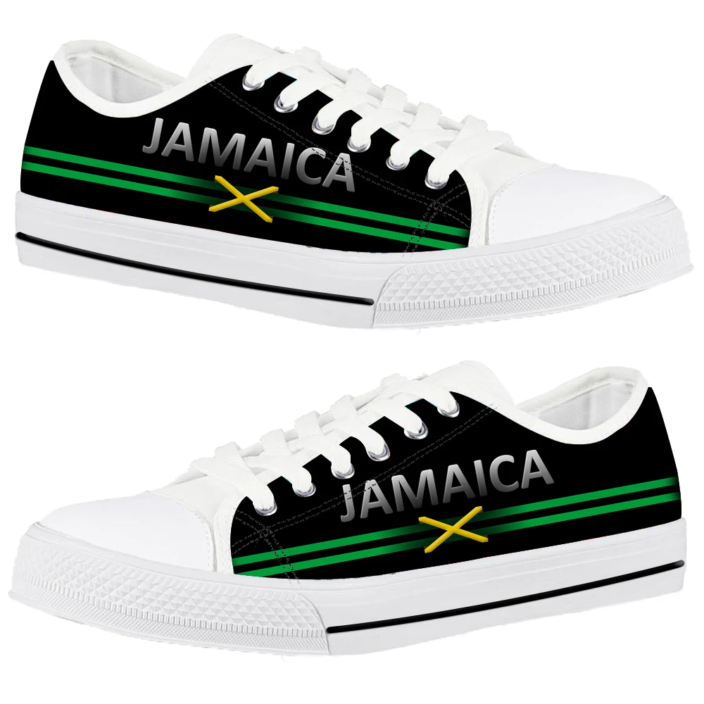 Модерни Обувки с Ниски Берцем, Дамски Парусиновая Обувки с Принтом на Знамето на Ямайка, 3D Удобни Мрежести Обувки за Младежи, Дишащи Обувки на Плоска Подметка