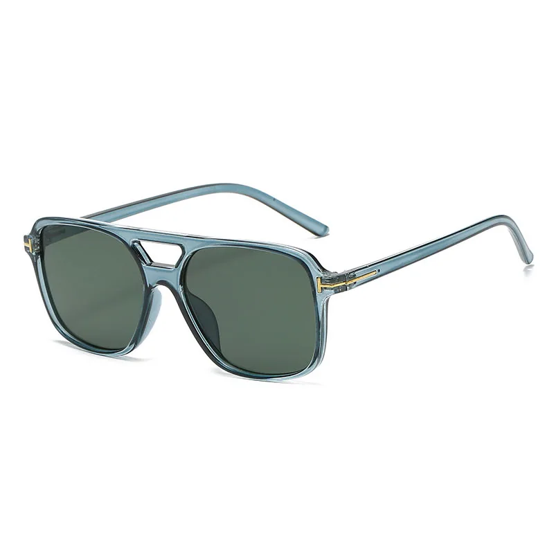 Модни Нови Квадратни Слънчеви Очила Луксозни Маркови Дизайнерски Реколта Женски Мъжки Слънчеви Очила Черни Нюанси UV400 Очила Oculos De Sol