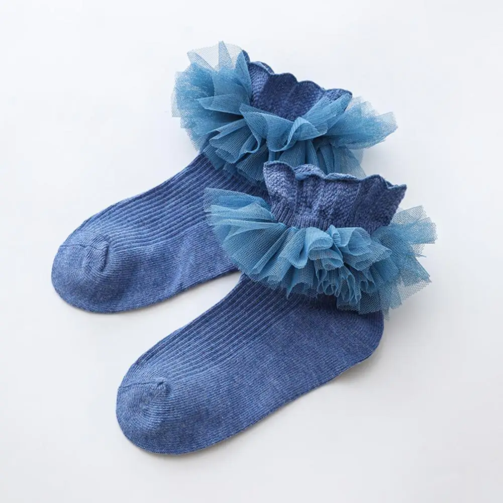 Мънички 1 Чифт Добри Декоративни Твърди Чорапи за Глезените Деца Трайни Чорапи за Деца Дишащи за Домакинство