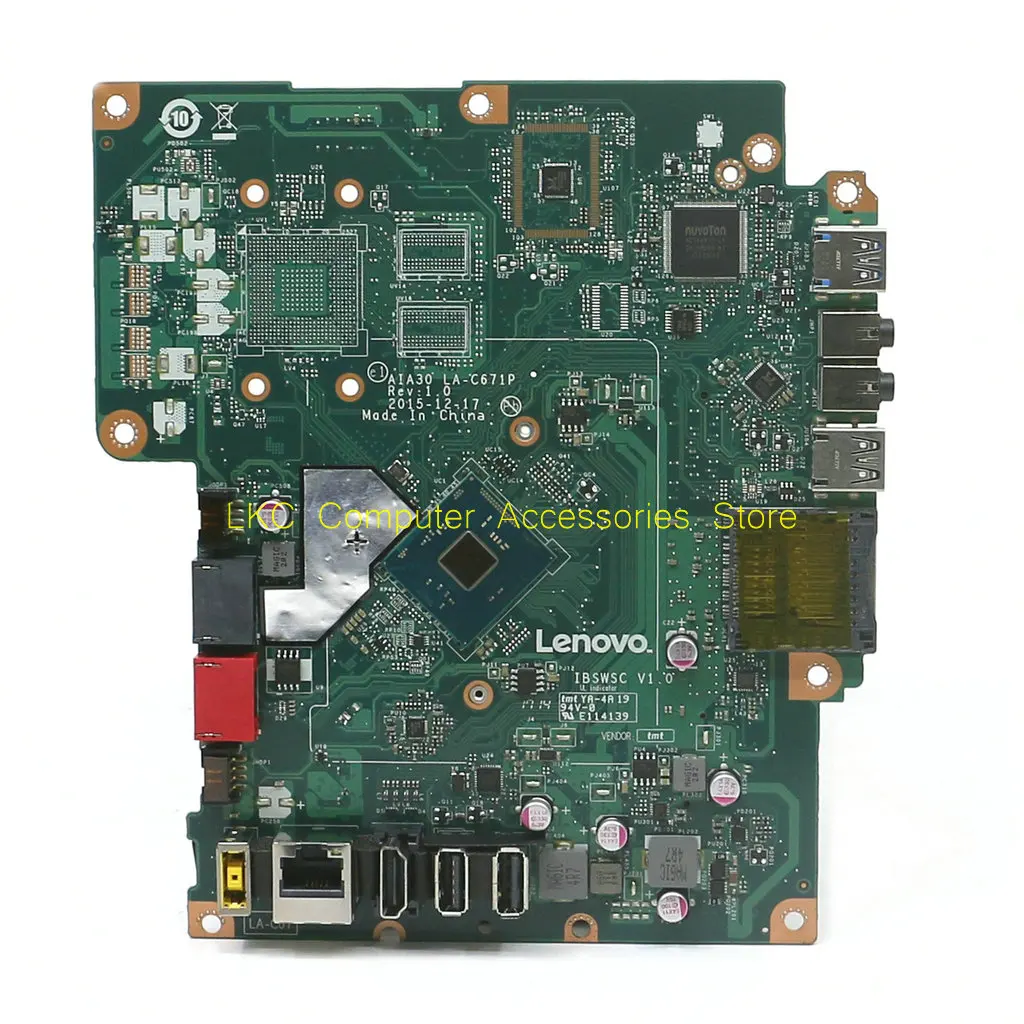 НОВА ЗА Lenovo С20-00 C2000 AIO Универсална дънна платка AIA30 LA-C671P IBSWSC 00UW331 дънна Платка SR2A9 J3610 DDR3 100% тествана