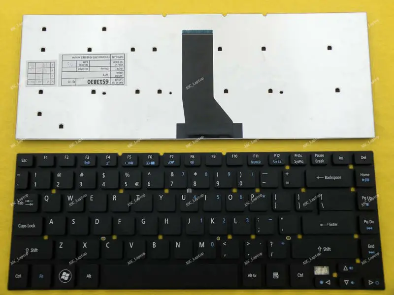 НОВА английска Клавиатура САЩ За лаптоп Acer Aspire E1-470 E1-470G E1-470P E1-470PG E1-472 Черен
