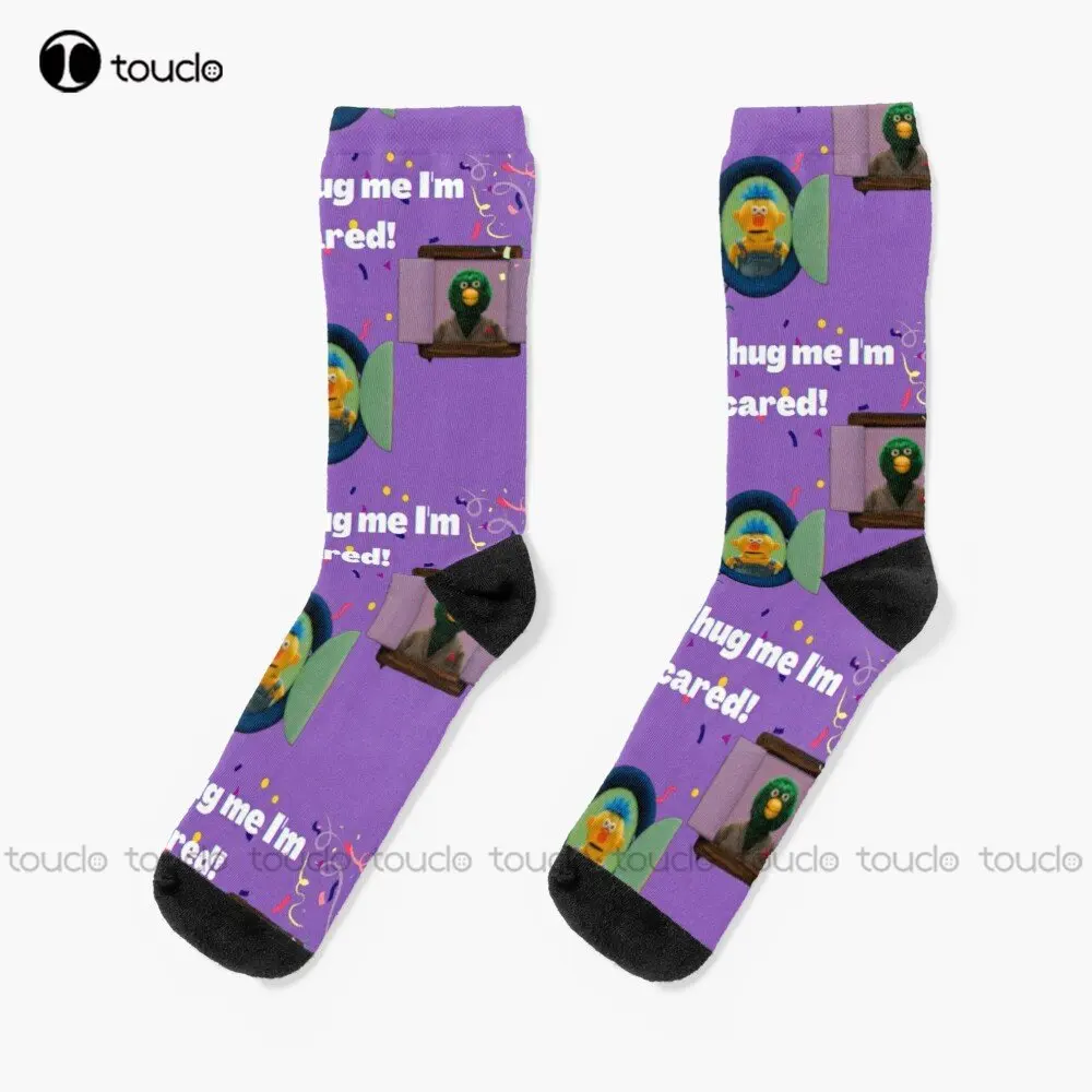 Не обнимай мен, аз се Страхувам Чорапи Мъжки Нови Чорапи Персонализирани Потребителски Унисекс За Възрастни, Тийнейджъри на Младежки Чорапи Улични Чорапи за Скейтборд