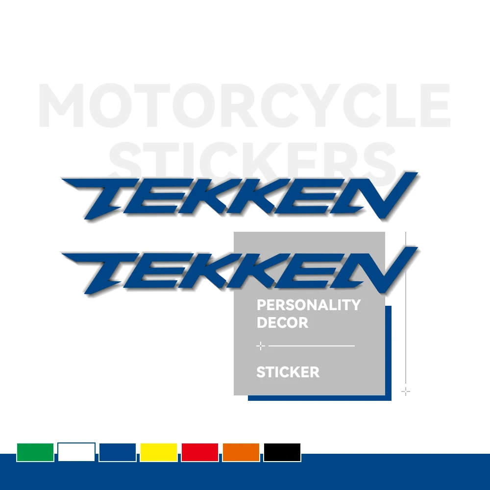 Нов Мотоциклет, Стикер За Корпуса Отразяваща Водоустойчив Корпус резервоар с логото на стикер Комплект За скутер TEKKEN tekken игри знак стикер