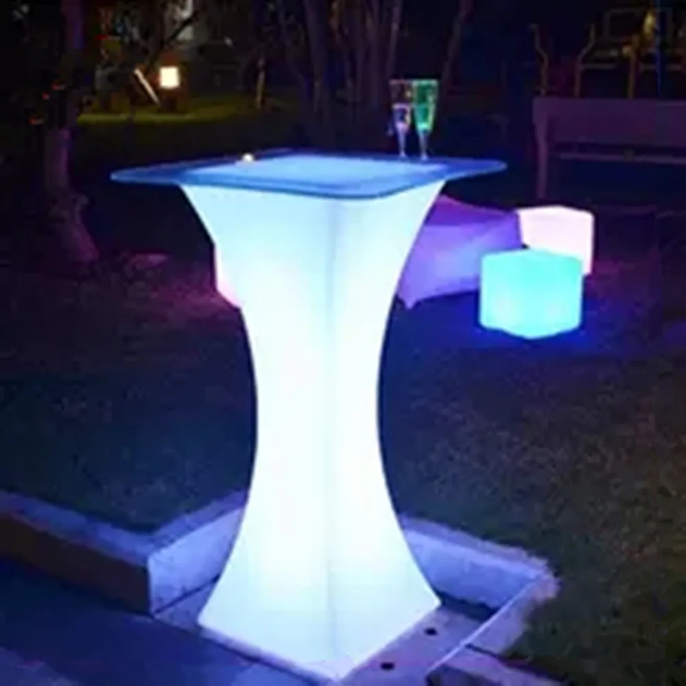 Нова led бар мебели цветни акумулаторна винарска маса водоустойчив светещи коктейлна маса kTV disco bar supplies