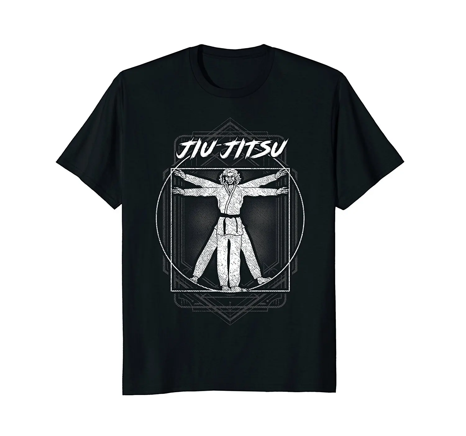 Нова Гореща Разпродажба На Мъжки T-Shirt Leonardo Da Vinci Bjj Jiu Jitsu Тениска Подарък
