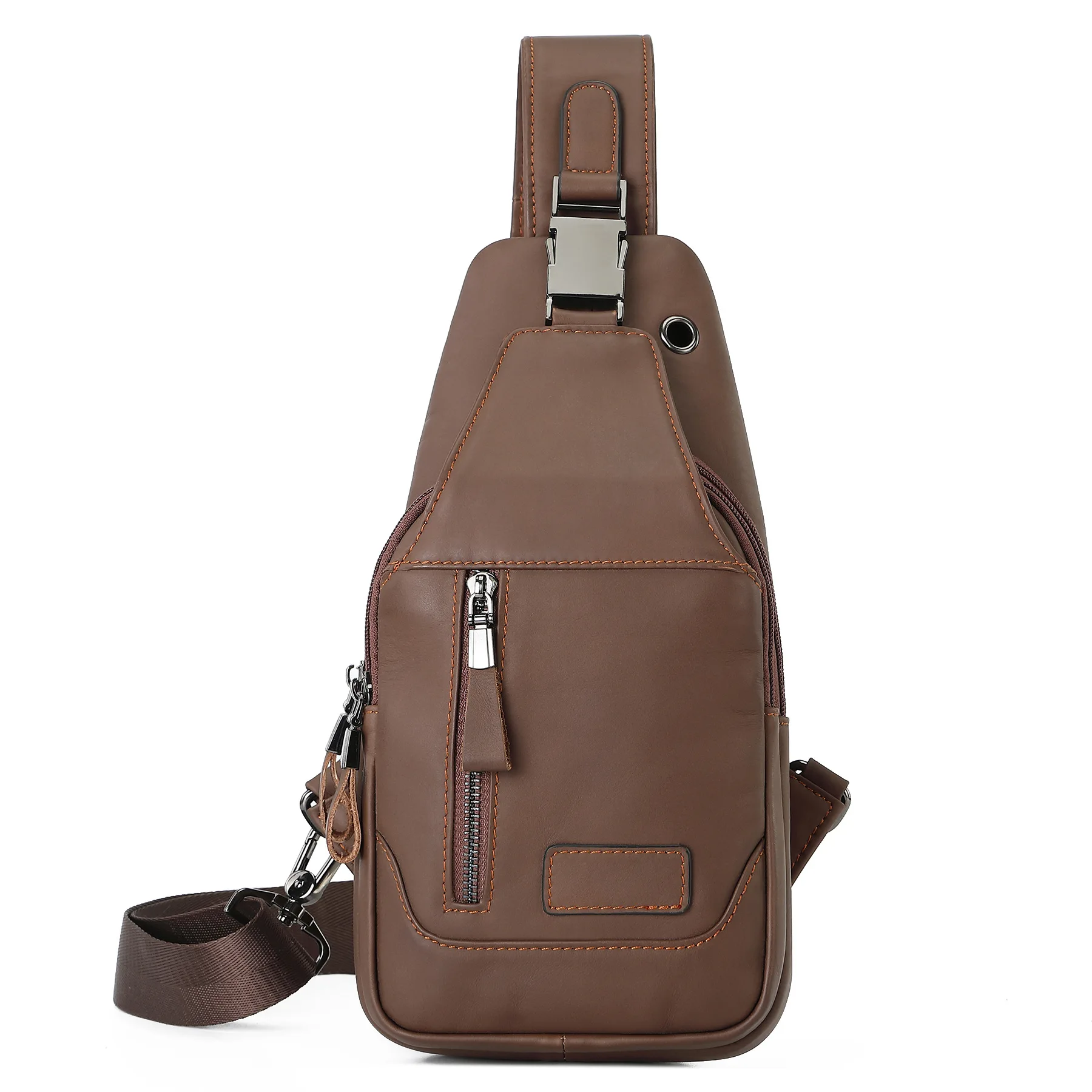 Нова чанта Мъжки ежедневни модни нагрудная чанта от телешка кожа през рамо корея модерна чанта