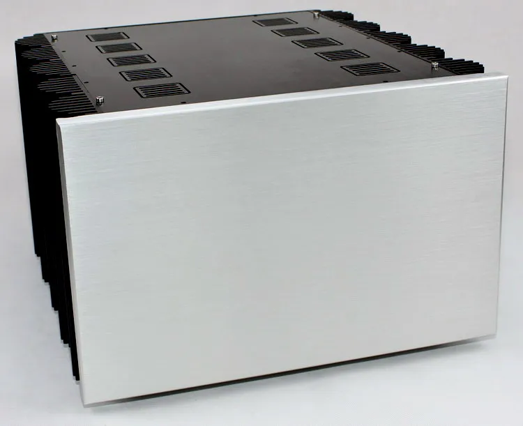 Ново алуминиево шаси усилвател /корпус домашно аудиоусилителя (размер: 425*407*260 мм)