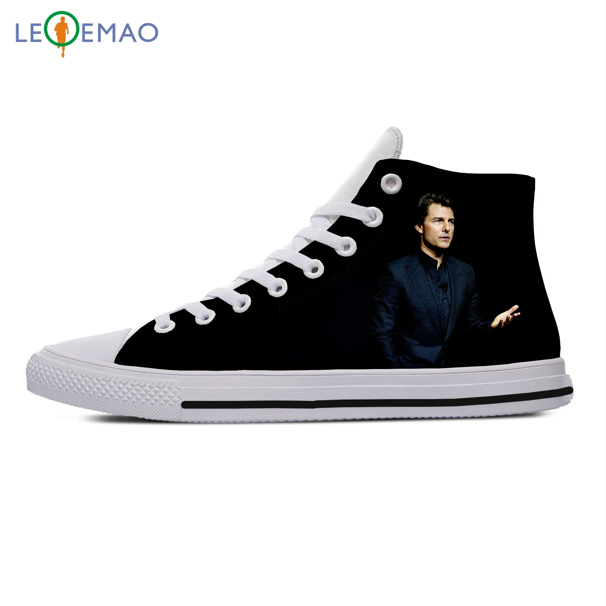 Обичай Пролетно-Есенни Парусиновые Маратонки Tom Cruise Високо Качество, Удобни мъжки Ежедневни Обувки На плоска подметка, Удобни Големи Бели Zapatillas