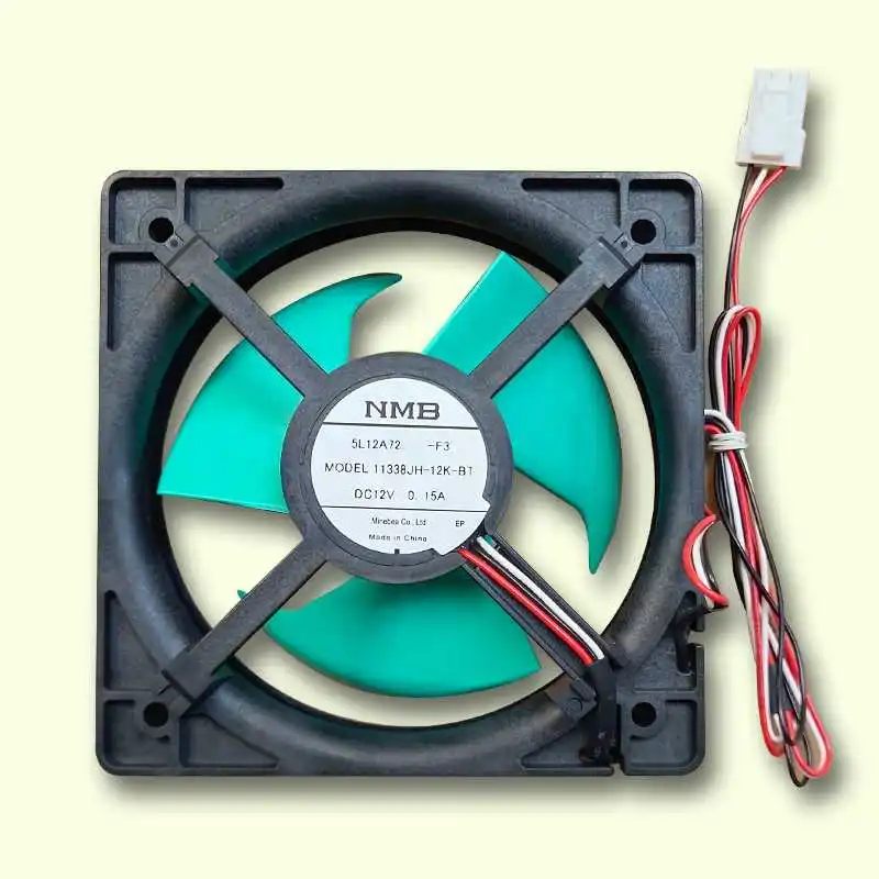 Охлаждащ вентилатор за незамерзающих хладилници-фризери за хладилник NMB 11338JH-12K-БТ DC14V 0.15 A водоустойчив статичен охлаждащ вентилатор