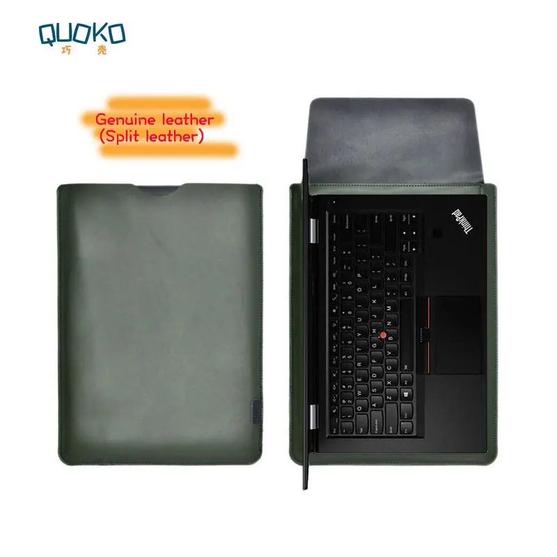Постъпването в продажба ултра-тънък супертонкого своята практика с ръкав калъф за лаптоп от естествена кожа за Lenovo Thinkpad S2 2018